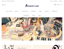 Tablet Screenshot of pentatonic-music.com